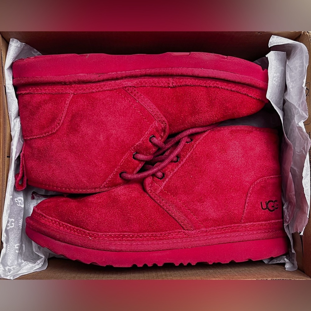 UGG Bold Red Suede Footwear